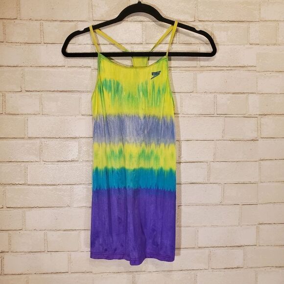 Speedo Multicolor Tie-Dye Tank Top - Picture 1 of 10
